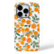 Pretty Watercolor Orange Citrus Botanical Pattern