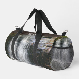 Pretty Waterfall Oil Painting Personalized Duffle Bag