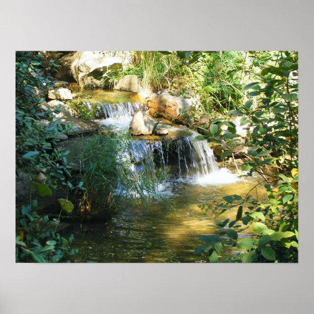 Pretty Waterfall Poster (Front)