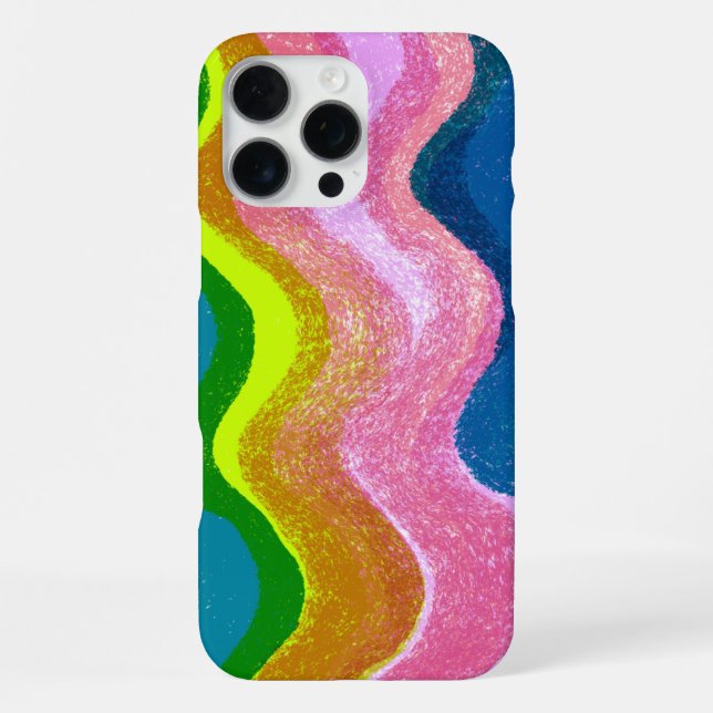 Pretty Waves iPhone Case (Back)