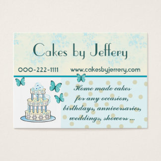 Large Custom Bakery Business  Cards Business  Card 