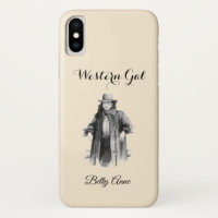 Pretty Western Lady Personalized