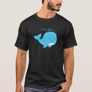 Pretty Whale Cute Smiling Whale T-Shirt