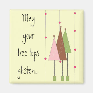 Pretty Whimsical Trees Magnet