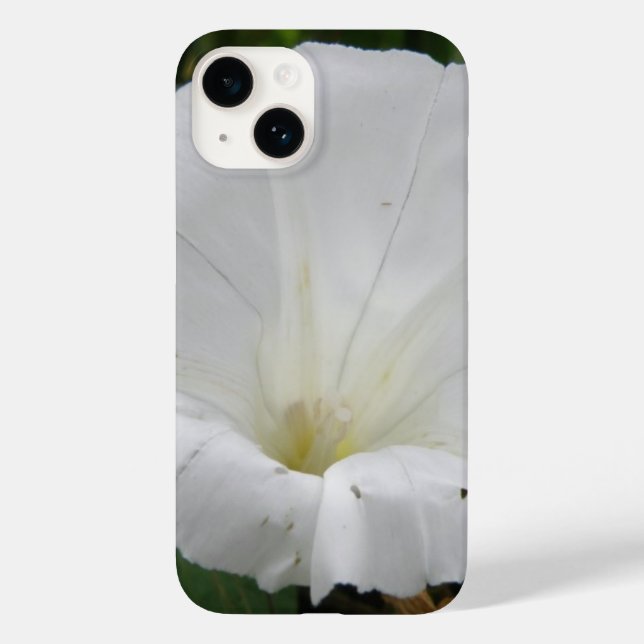 Pretty White Convolvulus Flower Case-Mate iPhone Case (Back)