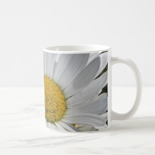 Pretty white daisy blossoms coffee mug (Right)