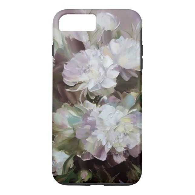 Pretty white floral  hydrangeas Case-Mate iPhone case (Back)