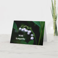 Pretty White Lily of the Valley Floral Sympathy