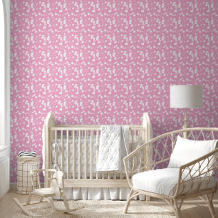 Pretty white love hearts wallpaper