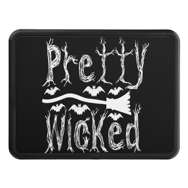 pretty wicked trailer hitch cover (Front)
