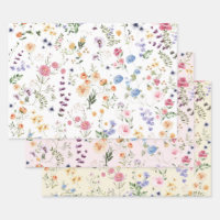 Pretty Wildflower Meadow Botanical Floral Garden