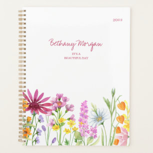 Pretty Wildflowers and Editable Quote Personalized