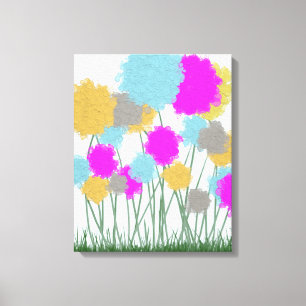 Pretty Wildflowers Canvas Print