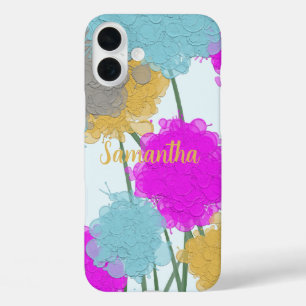 Pretty Wildflowers iPhone 16 Plus Case