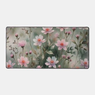 Pretty Wildflowers Desk Mat