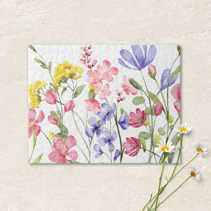 Pretty Wildflowers Jigsaw Puzzle