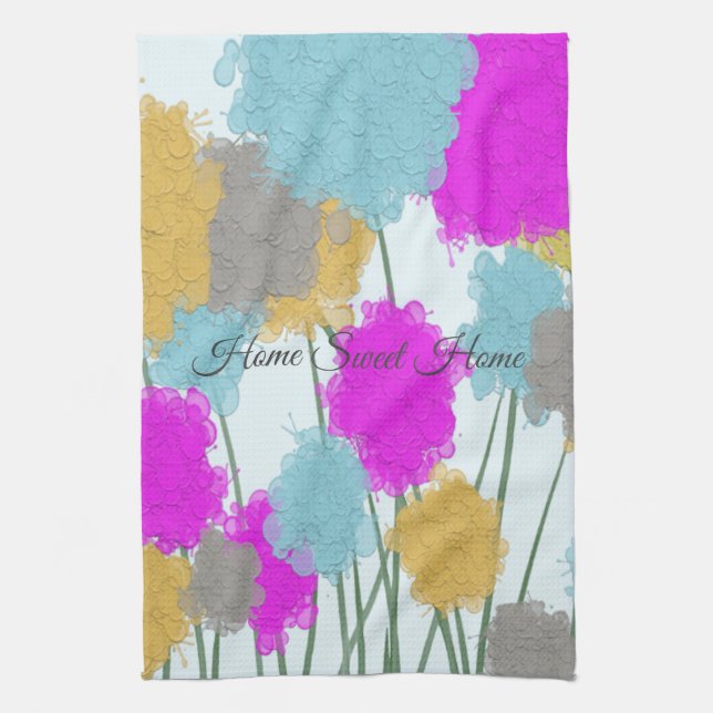 Pretty Wildflowers Kitchen Towel (Vertical)