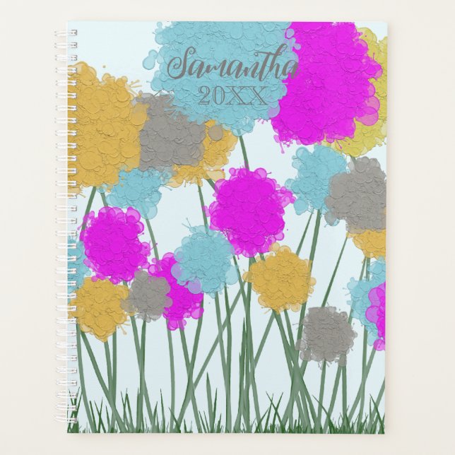 Pretty Wildflowers Planner (Front)