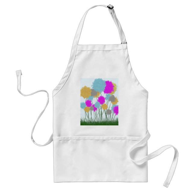Pretty Wildflowers Standard Apron (Front)