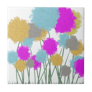 Pretty Wildflowers Tile