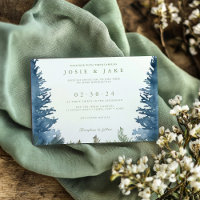 Pretty winter snowy pine trees green