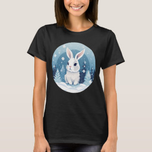 Pretty Winter with Snowflakes, Fir Trees and Snow T-Shirt