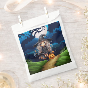 Pretty Witch in The Forest Happy Halloween Favour Bag