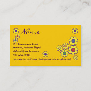 Pretty Witty Lesbian Business Card