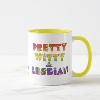 Pretty Witty Lesbian Mug