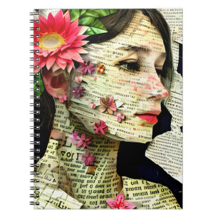 Pretty Woman Art Collage   Notebook