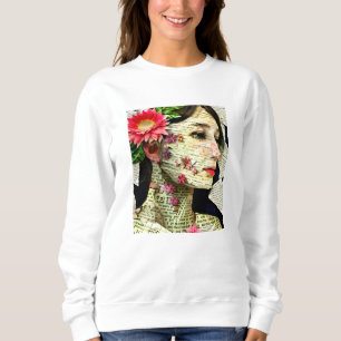 Pretty Woman Art Collage Sweatshirt