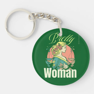 Pretty Woman – Captivating Beauty Illustration Keychain