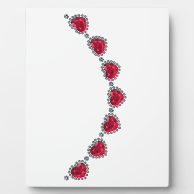 Pretty Woman Ruby Necklace Plaque (Front)