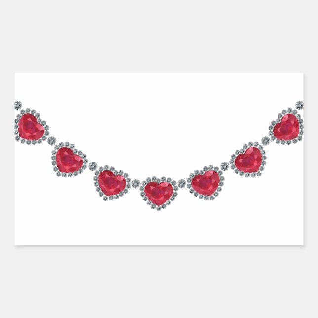 Pretty Woman Ruby Necklace Sticker (Front)