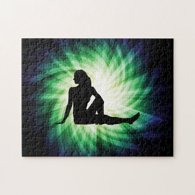 Pretty Woman Silhouette Jigsaw Puzzle (Horizontal)