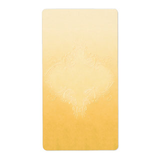 Pretty Yellow Apothecary Label