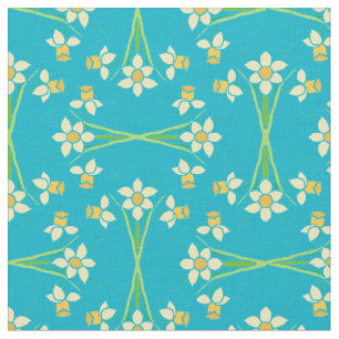 Pretty Yellow Daffodils Fabric to Customize