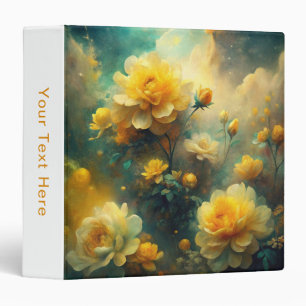 Pretty Yellow Flowers  Binder