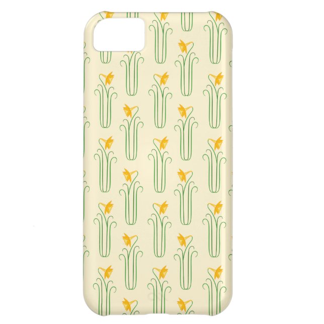 Pretty Yellow Spring Daffodils Case-Mate iPhone Case (Back)