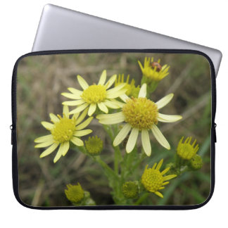 Pretty Yellow Wildflowers Laptop Bag