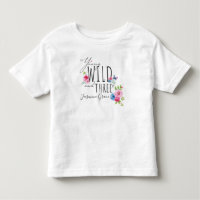 Pretty Young, Wild and Three 3 Birthday Name