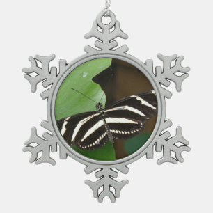 Pretty Zebra Longwing Butterfly Ornament