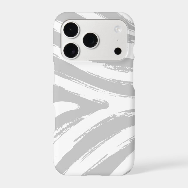 Pretty Zebra Print in Grey (Back)