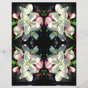 PrettyCrabapple Blossoms Scrapbook Paper