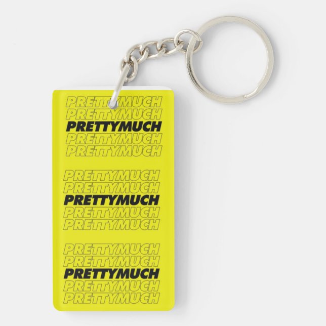 PRETTYMUCH Keychain (Back)