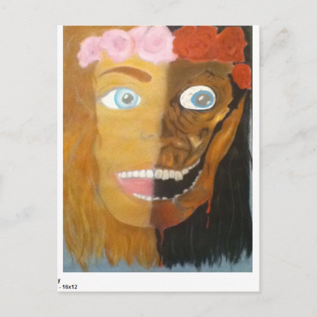 PrettyUgly.png Postcard (Front)