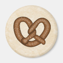 Pretzel avec Aimant Bkgd Beige