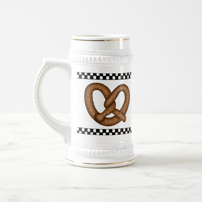 Pretzel Ceramic Stein (Left)