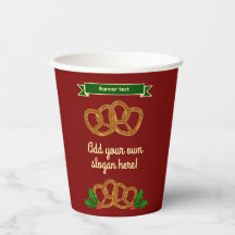 Pretzel Christmas Event or Party - add text