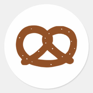 Pretzel Classic Round Sticker